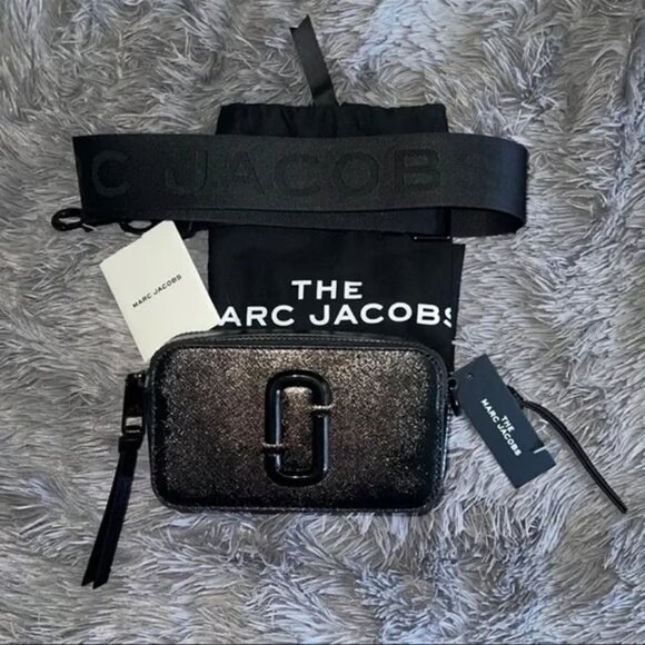 NWT Marc Jacobs the SNAPSHOT Crossbody Bag Black - Picture 5 of 5